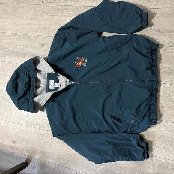 Vintage Disney TIGGER Zip Hooded Lined Jacket Size Men Small - Picture 2 of 12